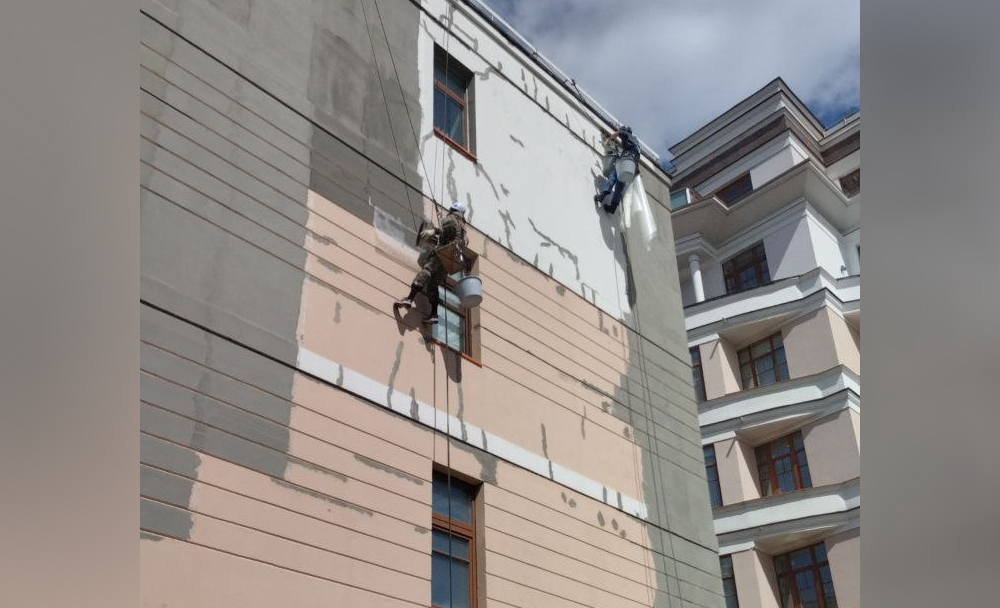Ремонт штукатурки фасада в Москве - устранение трещин и разрушений
