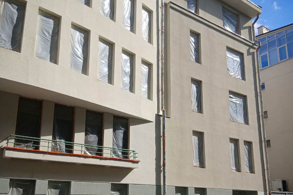 Остоженка, 41, Москва - ремонт фасада здания, 2026